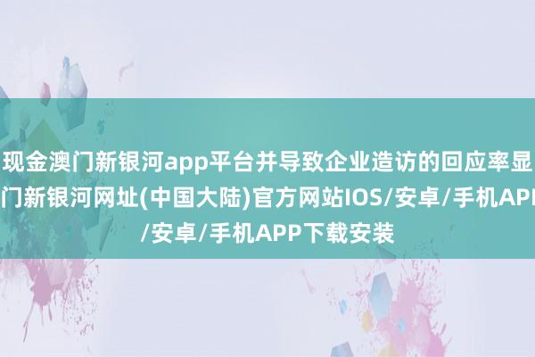 现金澳门新银河app平台并导致企业造访的回应率显赫裁汰-澳门新银河网址(中国大陆)官方网站IOS/安卓/手机APP下载安装