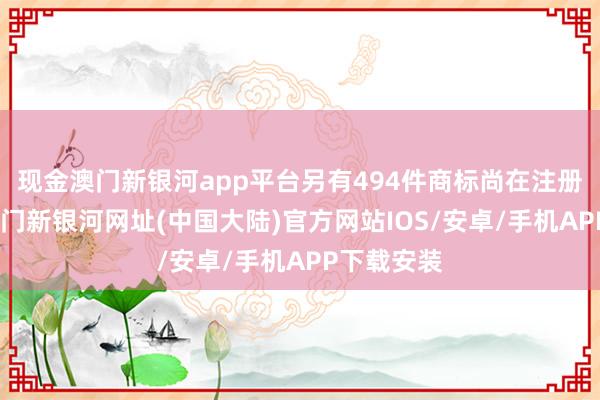 现金澳门新银河app平台另有494件商标尚在注册肯求中-澳门新银河网址(中国大陆)官方网站IOS/安卓/手机APP下载安装