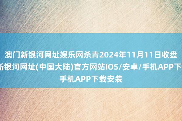 澳门新银河网址娱乐网杀青2024年11月11日收盘-澳门新银河网址(中国大陆)官方网站IOS/安卓/手机APP下载安装